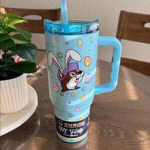 Yukon Outfitters Blue Bunny Easter 40oz Tumbler Children, women, men